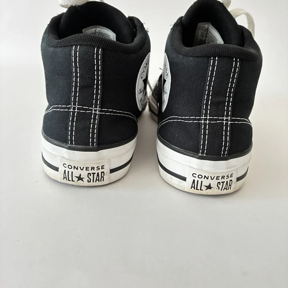 Converse Chuck Taylor All Star Malden Street Mid Canvas Sneakers Black Men's 7